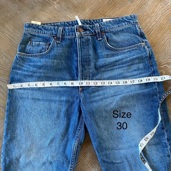 RAG & BONE Nina High Rise Ankle Cigarette Straight Leg Jeans Monty NWT - Picture 10 of 10